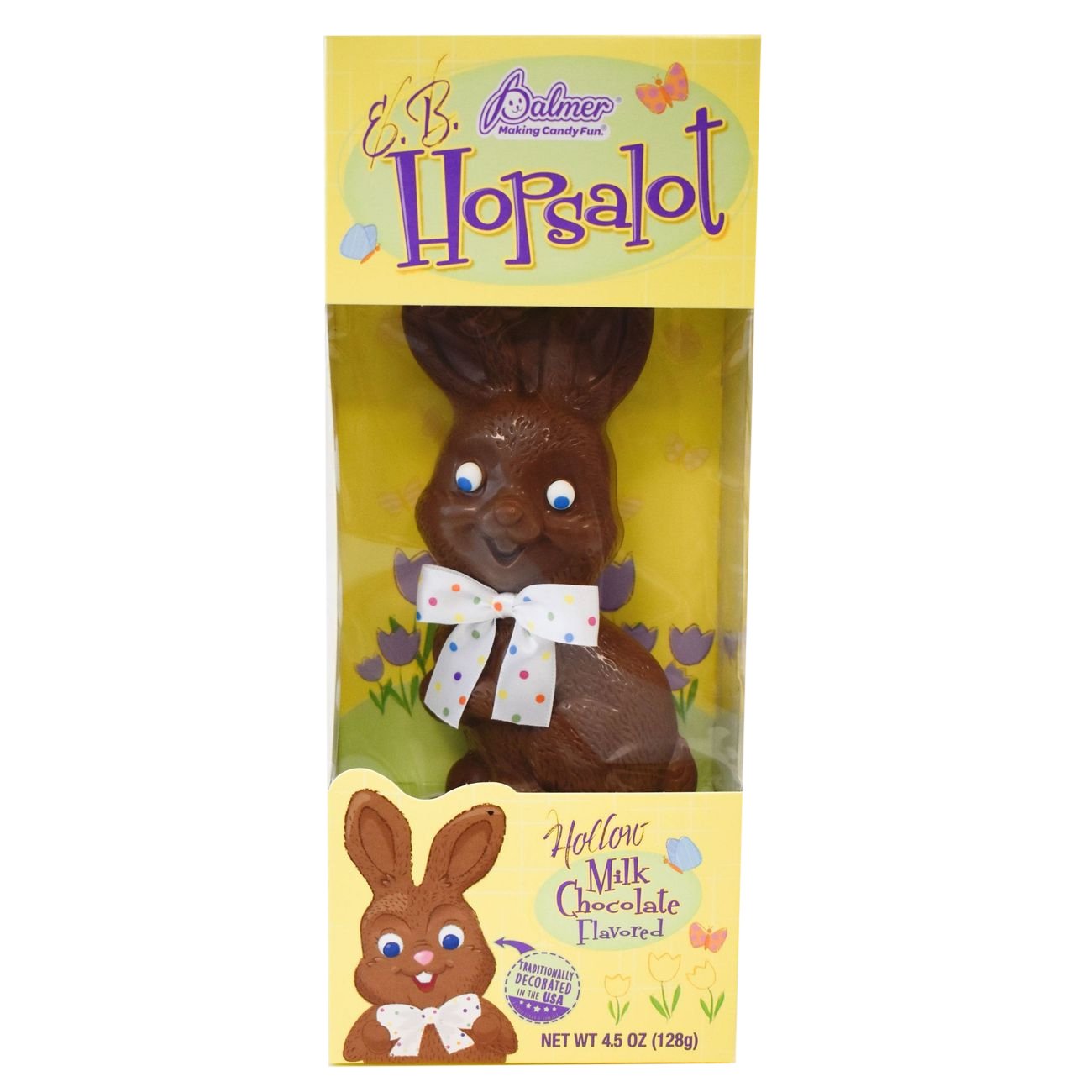 Palmer E.B. Hopsalot Hollow Milk Chocolate Easter Bunny - Shop