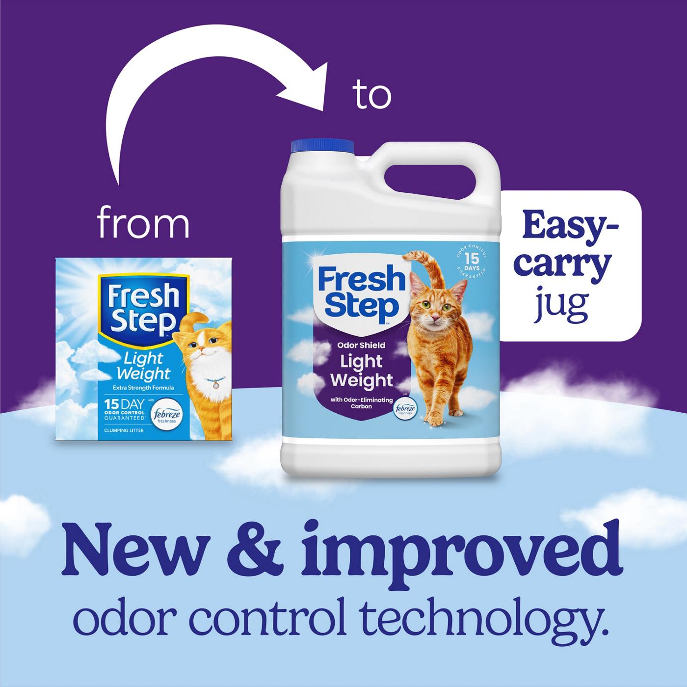 Fresh Step Light Weight Multi-Cat Clumping Litter - Febreze Scent; image 5 of 11