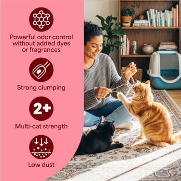 Fresh Step Multi Cat Clumping Cat Litter - Unscented