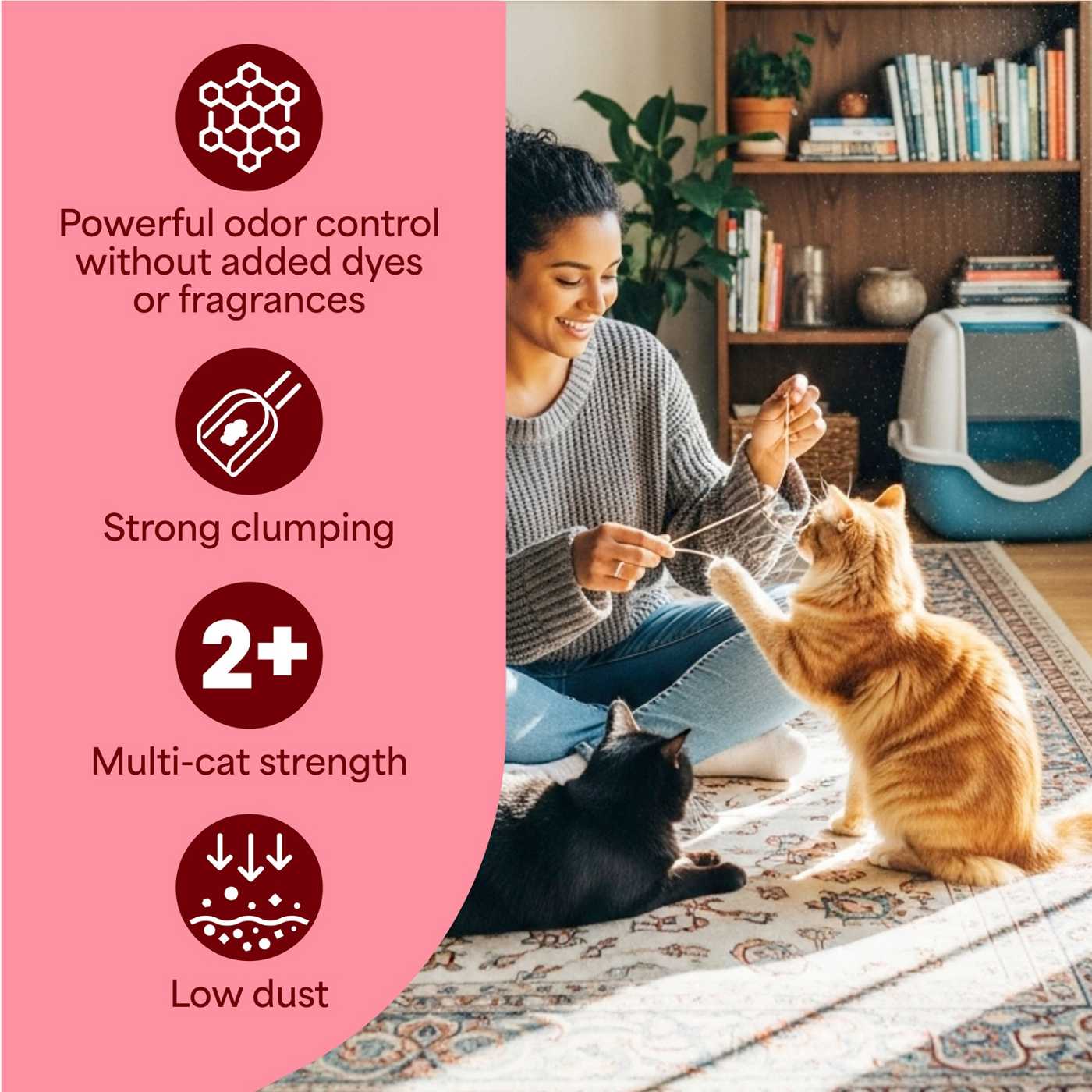 Fresh Step Simply Multi-Cat Clumping Litter - Unscented; image 11 of 11