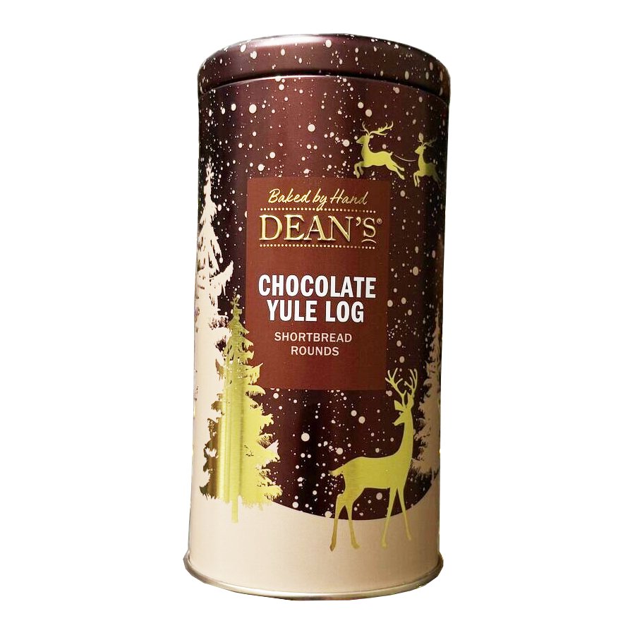 Dean's Chocolate Yule Log Shortbread Rounds, 5.3 oz | Central Market ...