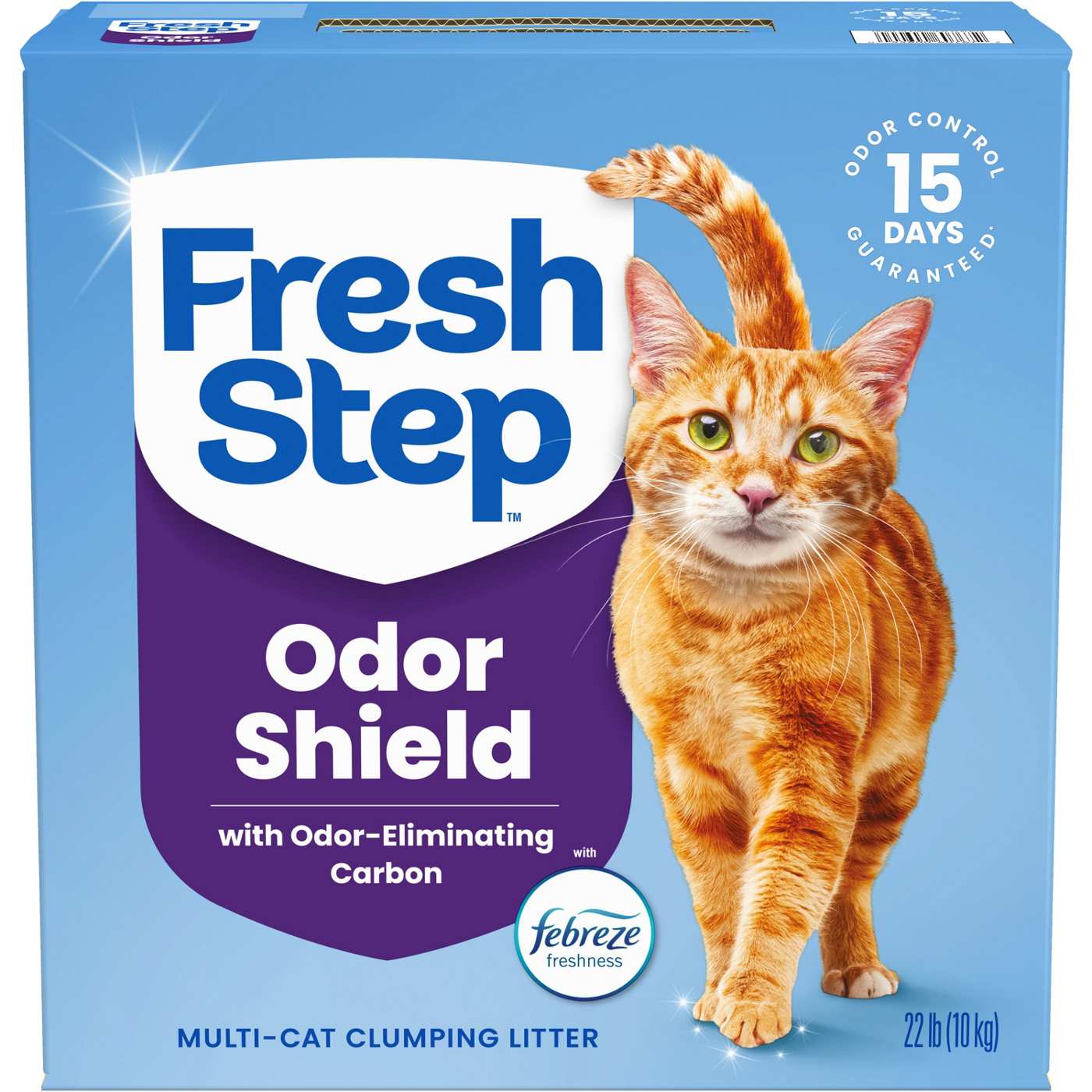 Fresh Step Odor Shield Multi-Cat Clumping Litter - Febreze Scent; image 1 of 11