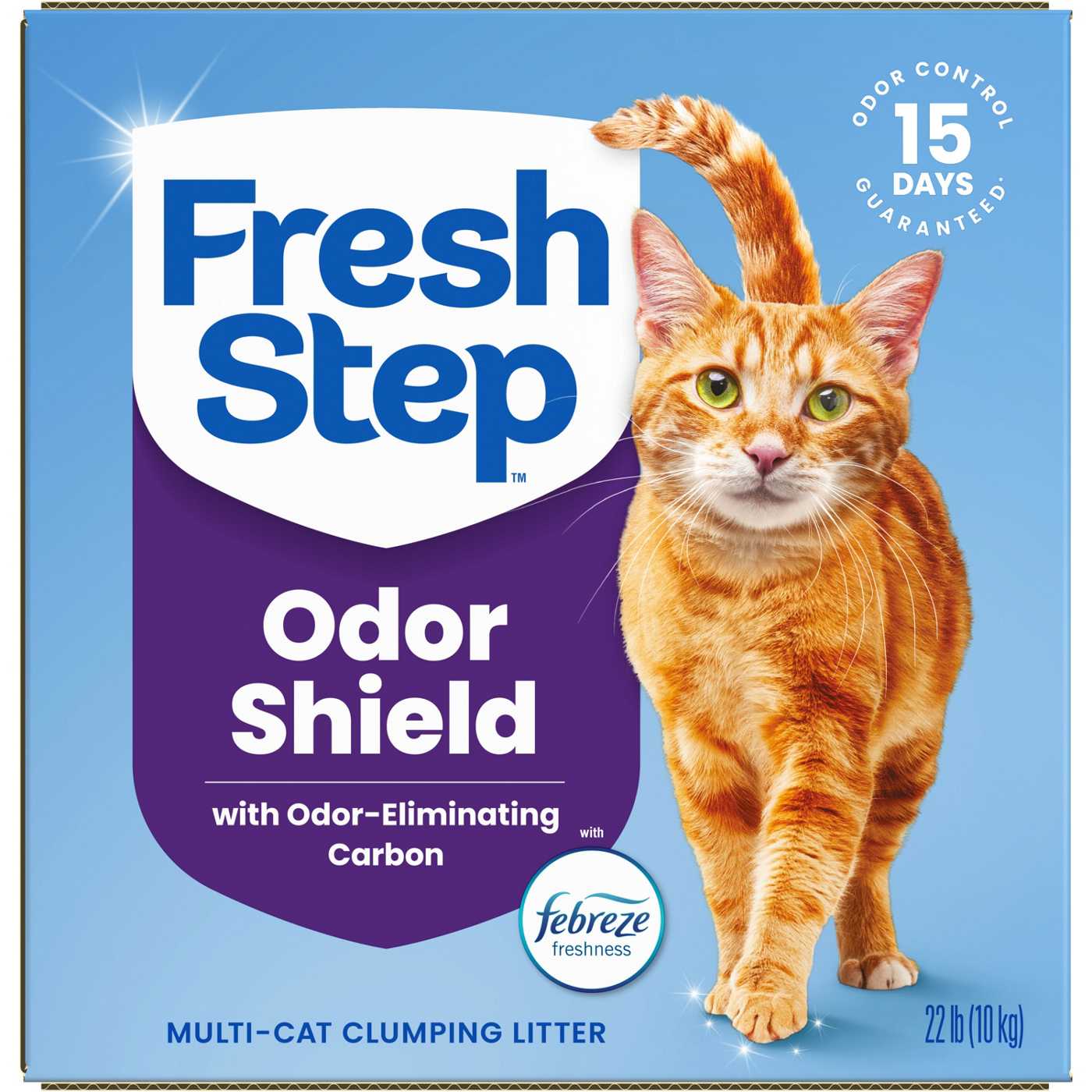 Fresh Step Odor Shield Multi-Cat Clumping Litter - Febreze Scent; image 7 of 11