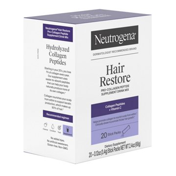 Neutrogena Hair Restore Pro Collagen Peptide Drink Mix