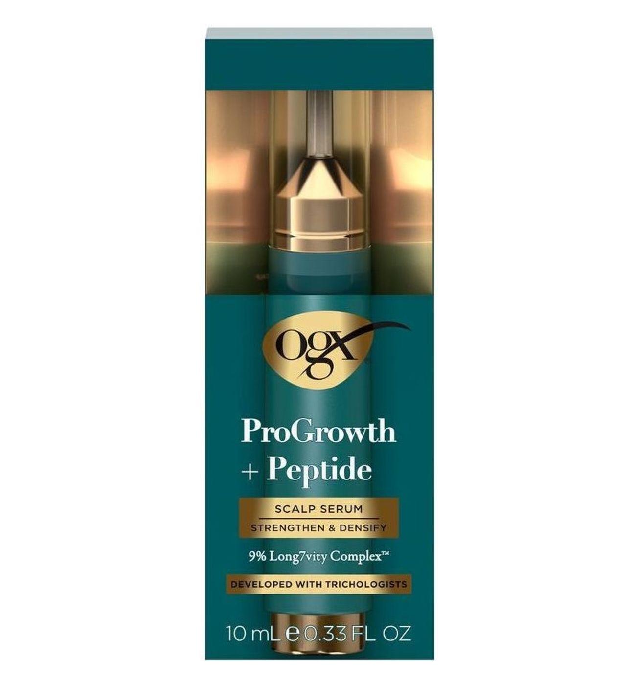 OGX Pro Growth & Peptide Scalp Serum; image 1 of 5