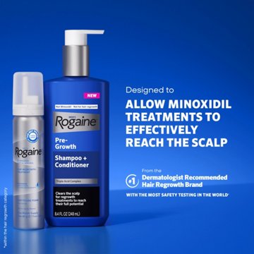 Rogaine Men's Pre-Growth Scalp Cleansing 2-in-1 Shampoo & Conditioner