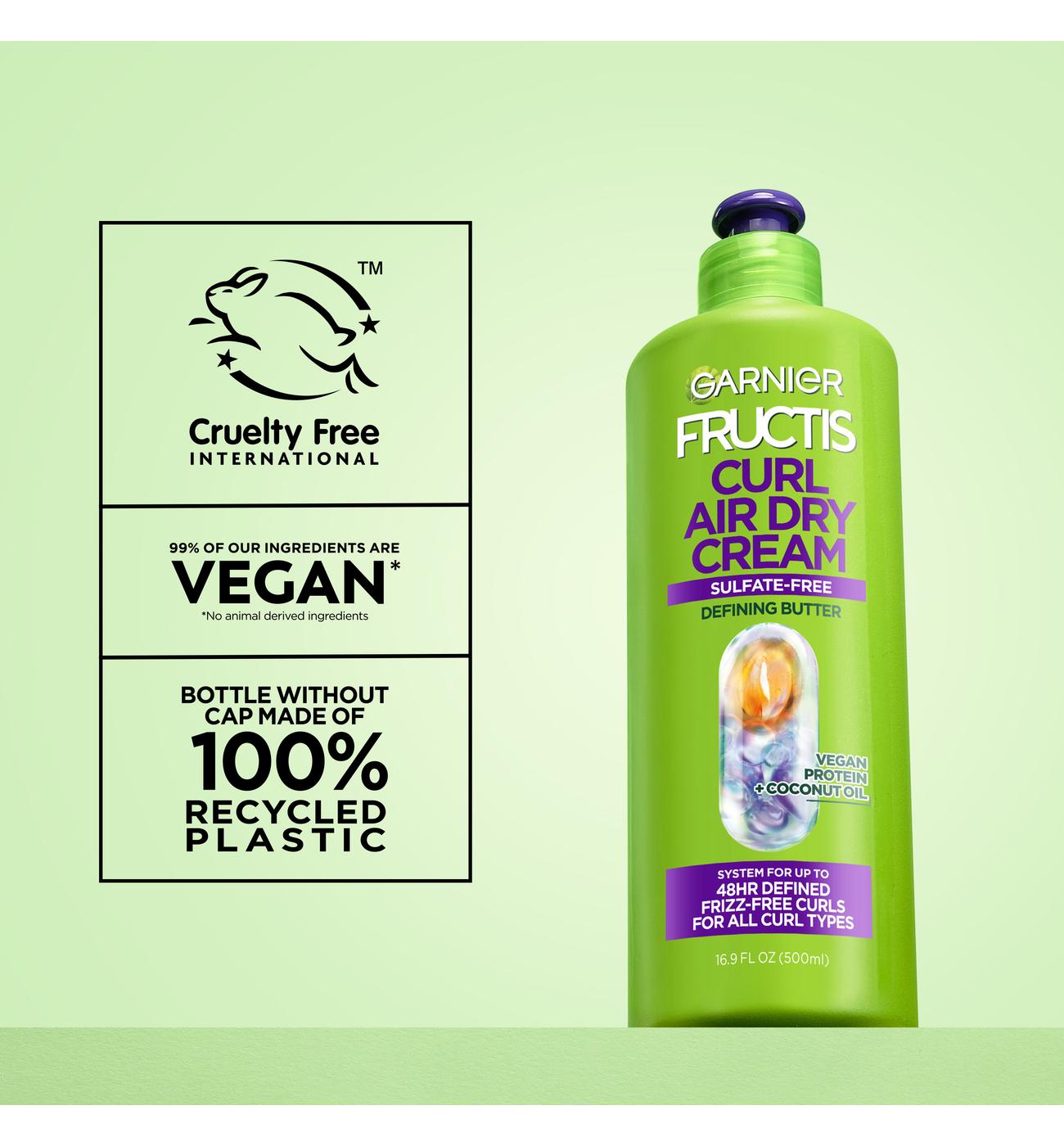 Garnier Fructis Curl Air Dry Cream; image 4 of 5