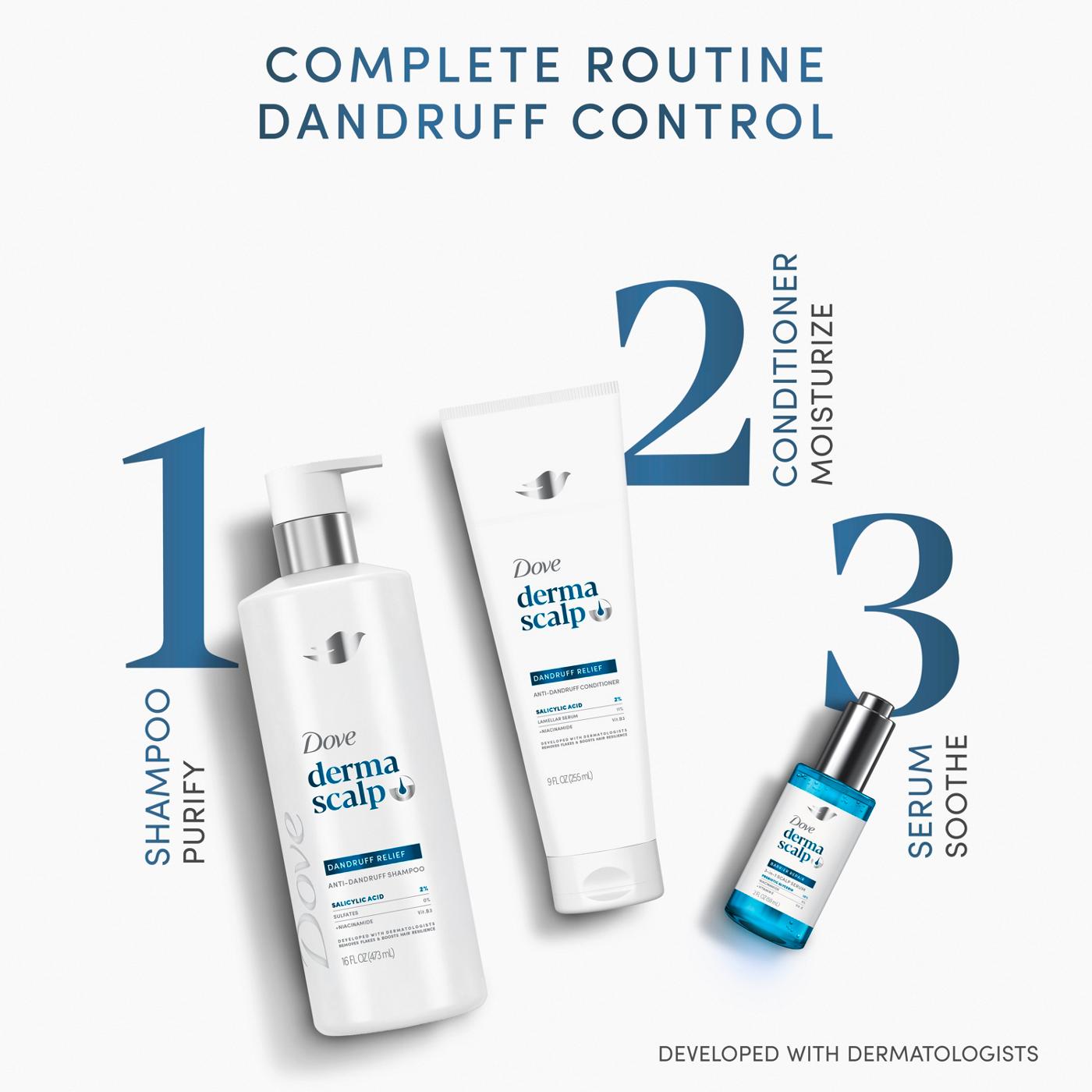 Dove Derma Scalp Dandruff Relief Shampoo; image 4 of 9