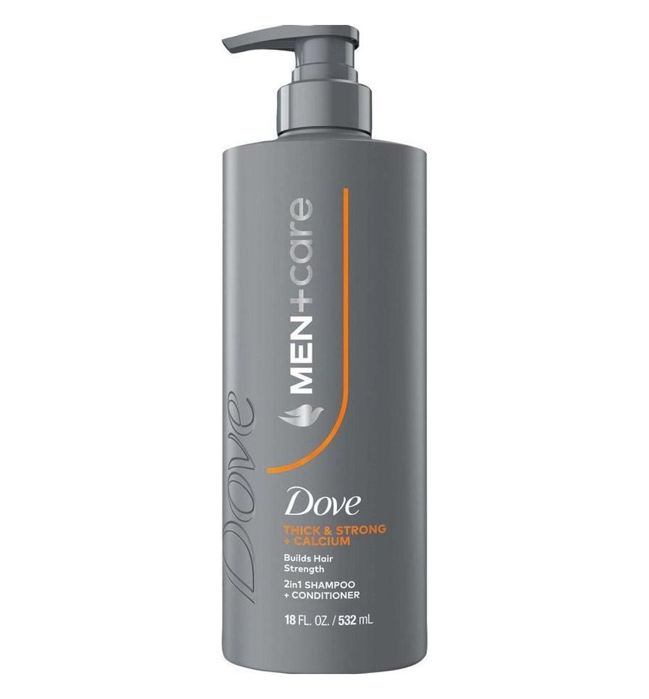 Dove Men+Care 2-in-1 Shampoo & Conditioner - Thick & Strong + Calcium; image 1 of 2