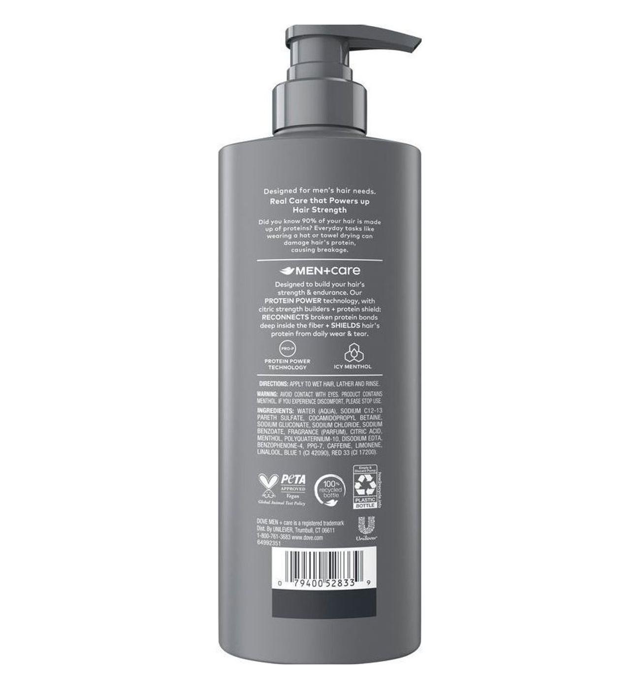 Dove Men+Care Shampoo - Cooling Relief + Icy Menthol; image 2 of 2