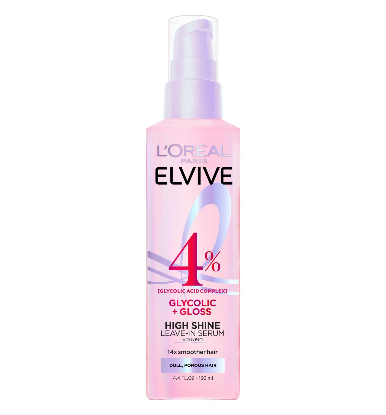 L'Oréal Paris Elvive Glycolic High Shine Leave-in Hair Serum; image 1 of 4