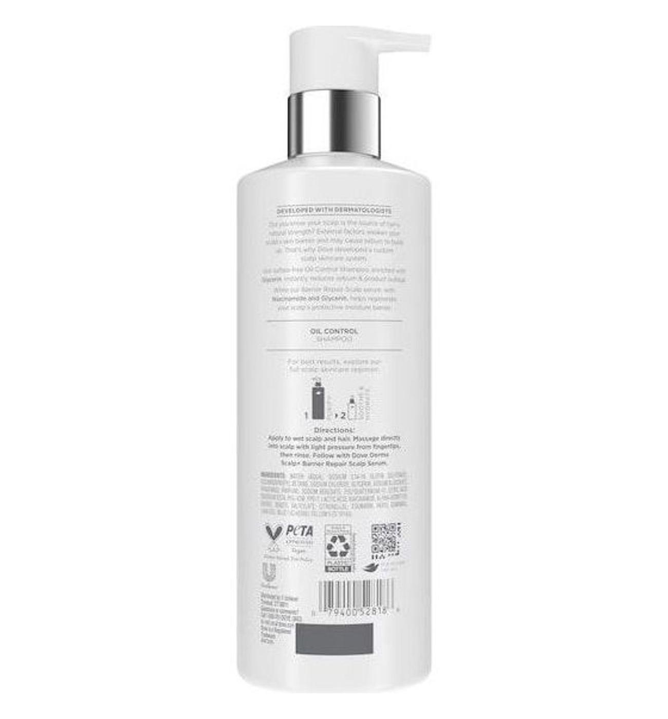 Dove Derma Scalp Oil Control Shampoo; image 2 of 2