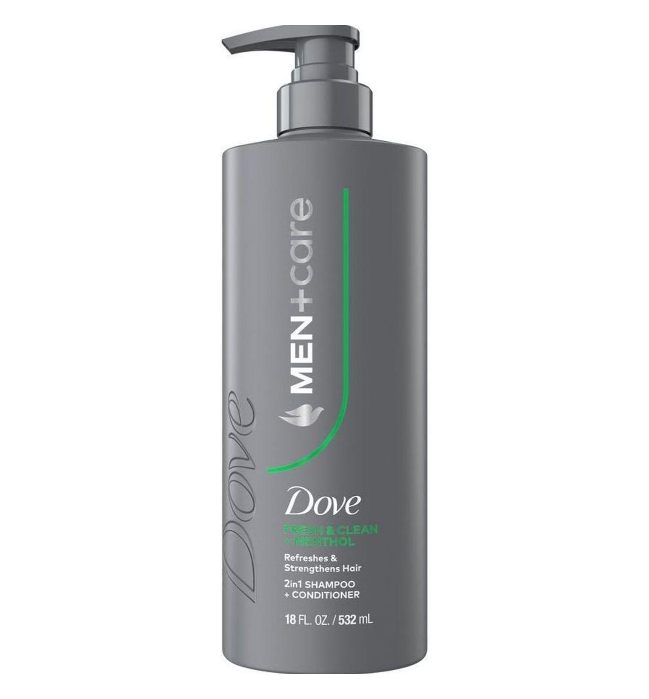 Dove Men+Care 2-in-1 Shampoo & Conditioner - Fresh & Clean + Menthol; image 1 of 2