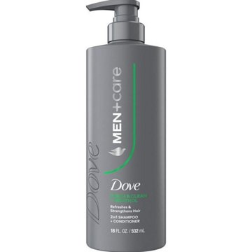 Dove Men+Care 2-in-1 Shampoo & Conditioner - Fresh & Clean + Menthol