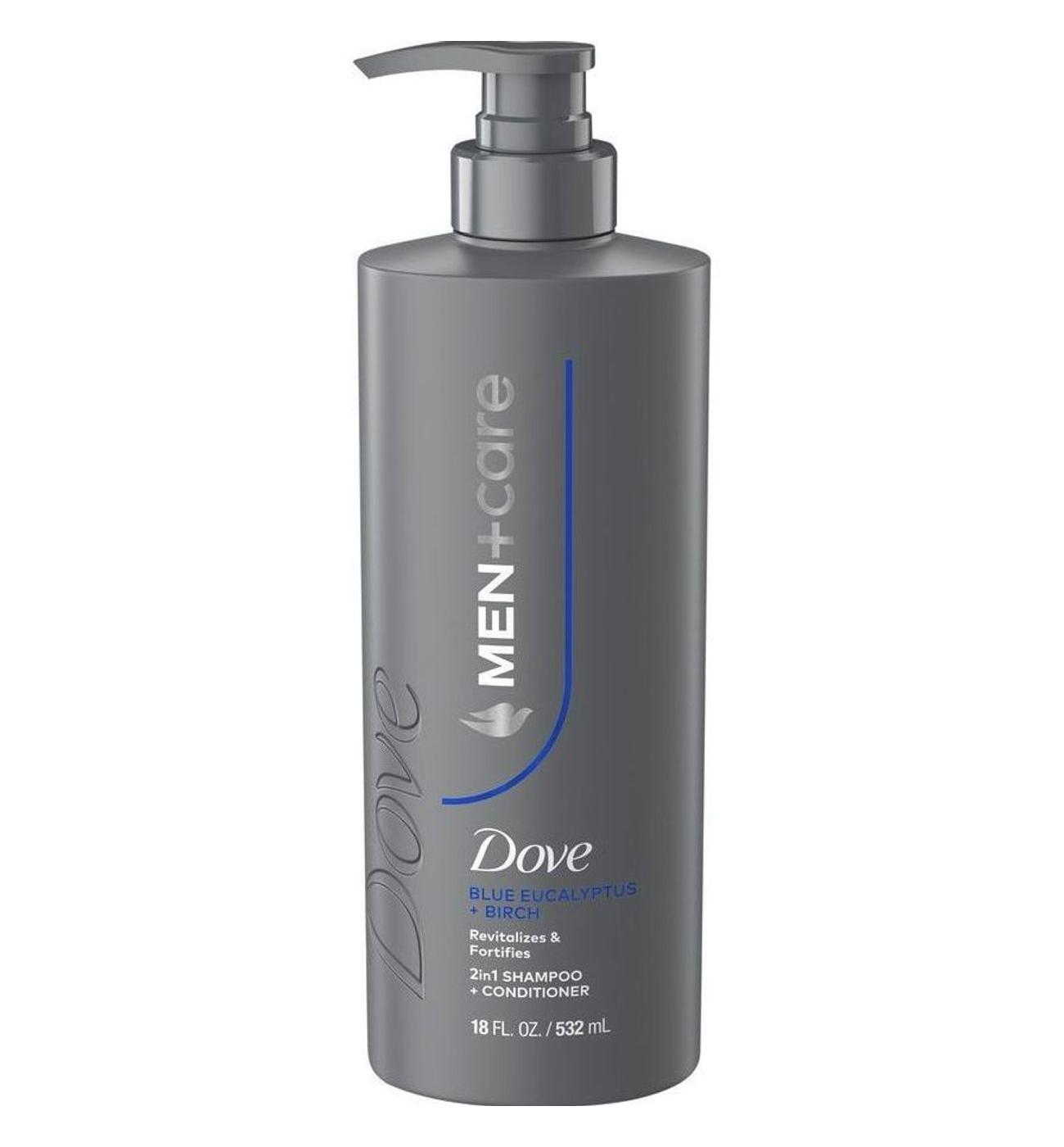 Dove Men+Care 2-in-1 Shampoo & Conditioner - Blue Eucalyptus + Birch; image 1 of 2