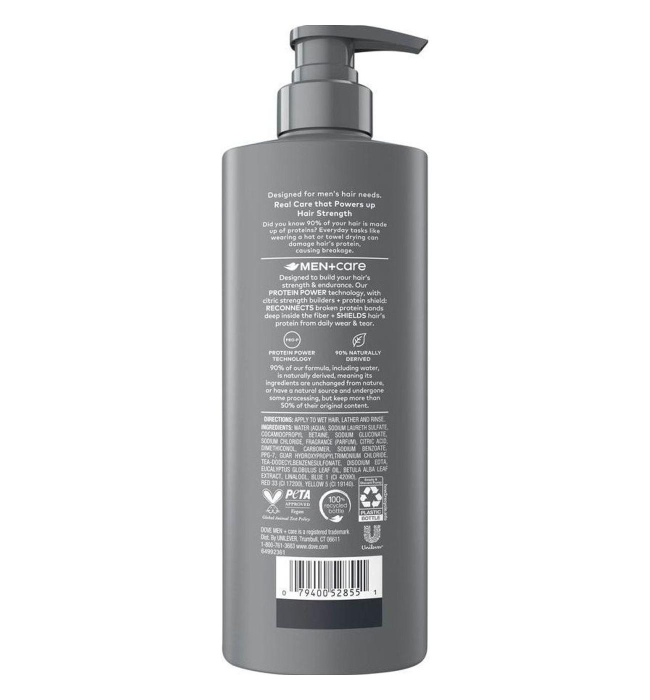 Dove Men+Care 2-in-1 Shampoo & Conditioner - Blue Eucalyptus + Birch; image 2 of 2