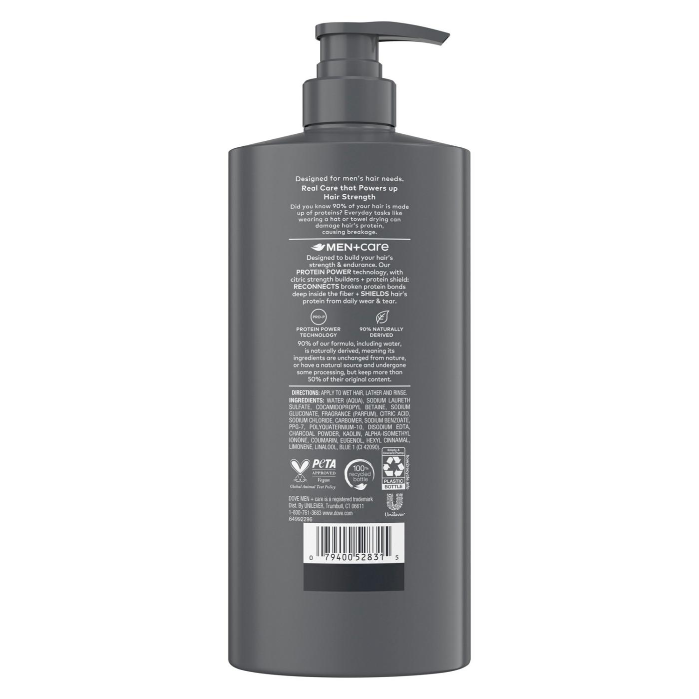 Dove Men+Care Shampoo Charcoal + Clay; image 4 of 5