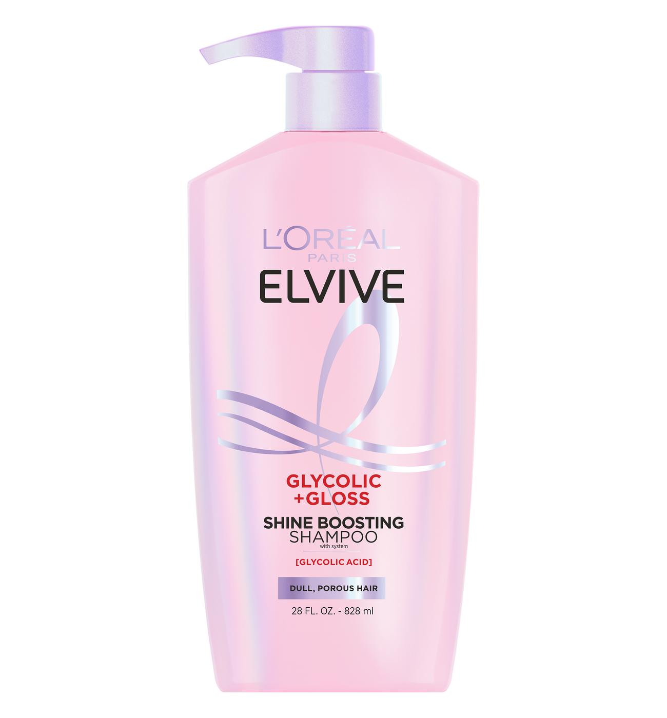 L'Oréal Paris Elvive Glycolic & Gloss Shine Boosting Shampoo; image 1 of 3