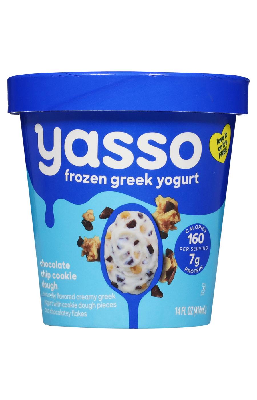 Yasso Frozen Greek Yogurt - Chocolate Chip Cookie Dough; image 1 of 6