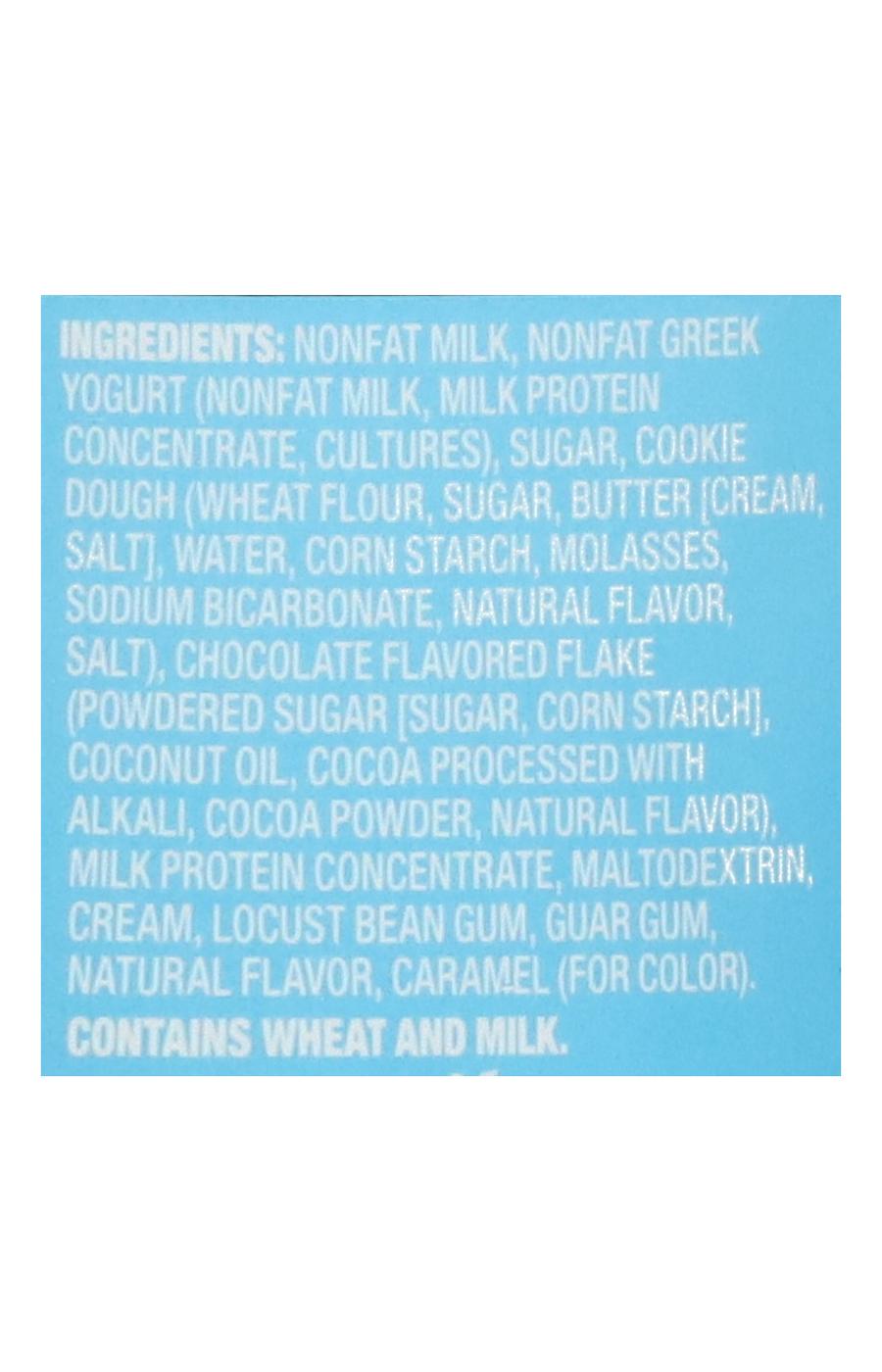 Yasso Frozen Greek Yogurt - Chocolate Chip Cookie Dough; image 2 of 6