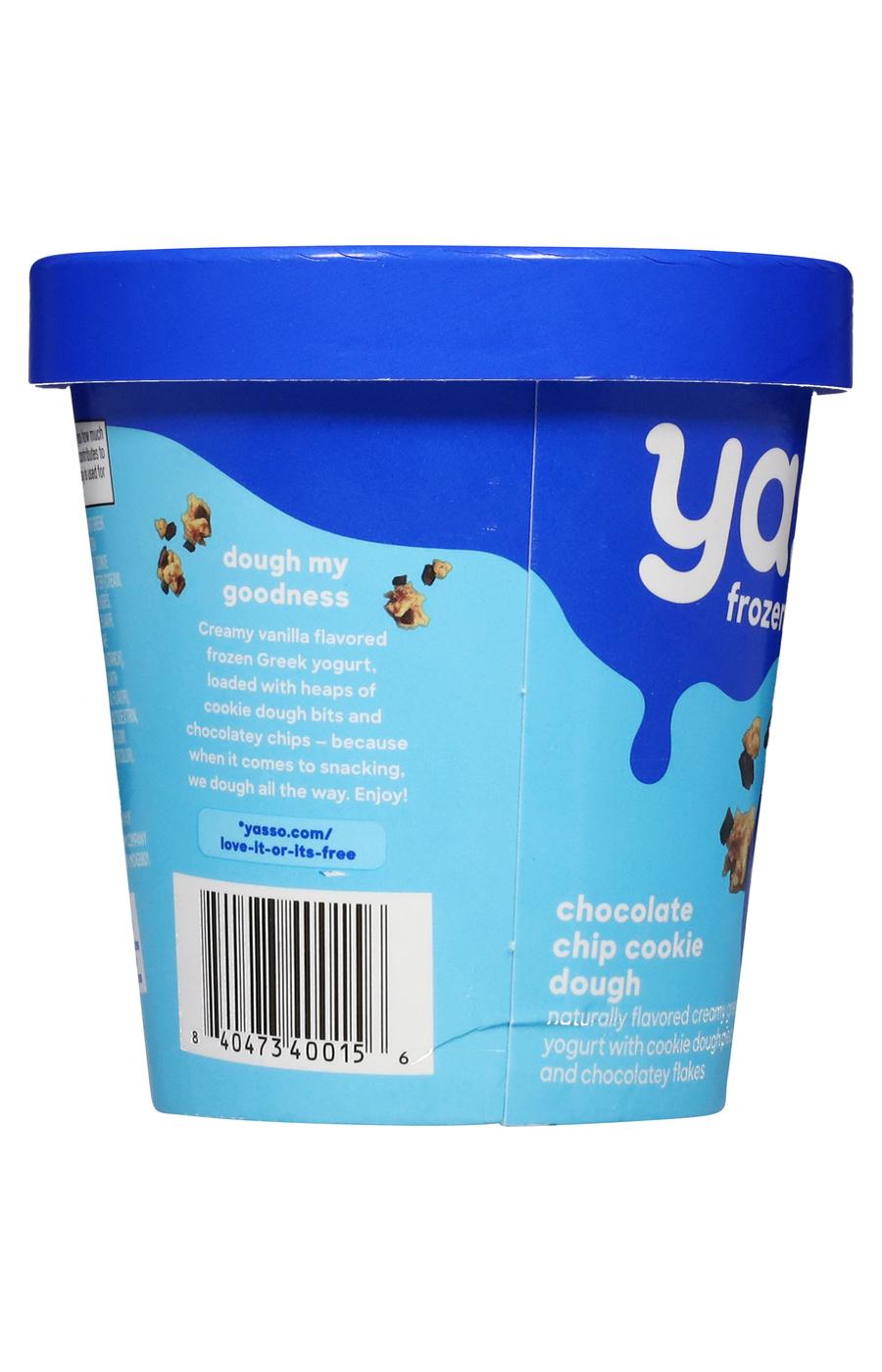 Yasso Frozen Greek Yogurt - Chocolate Chip Cookie Dough; image 3 of 6