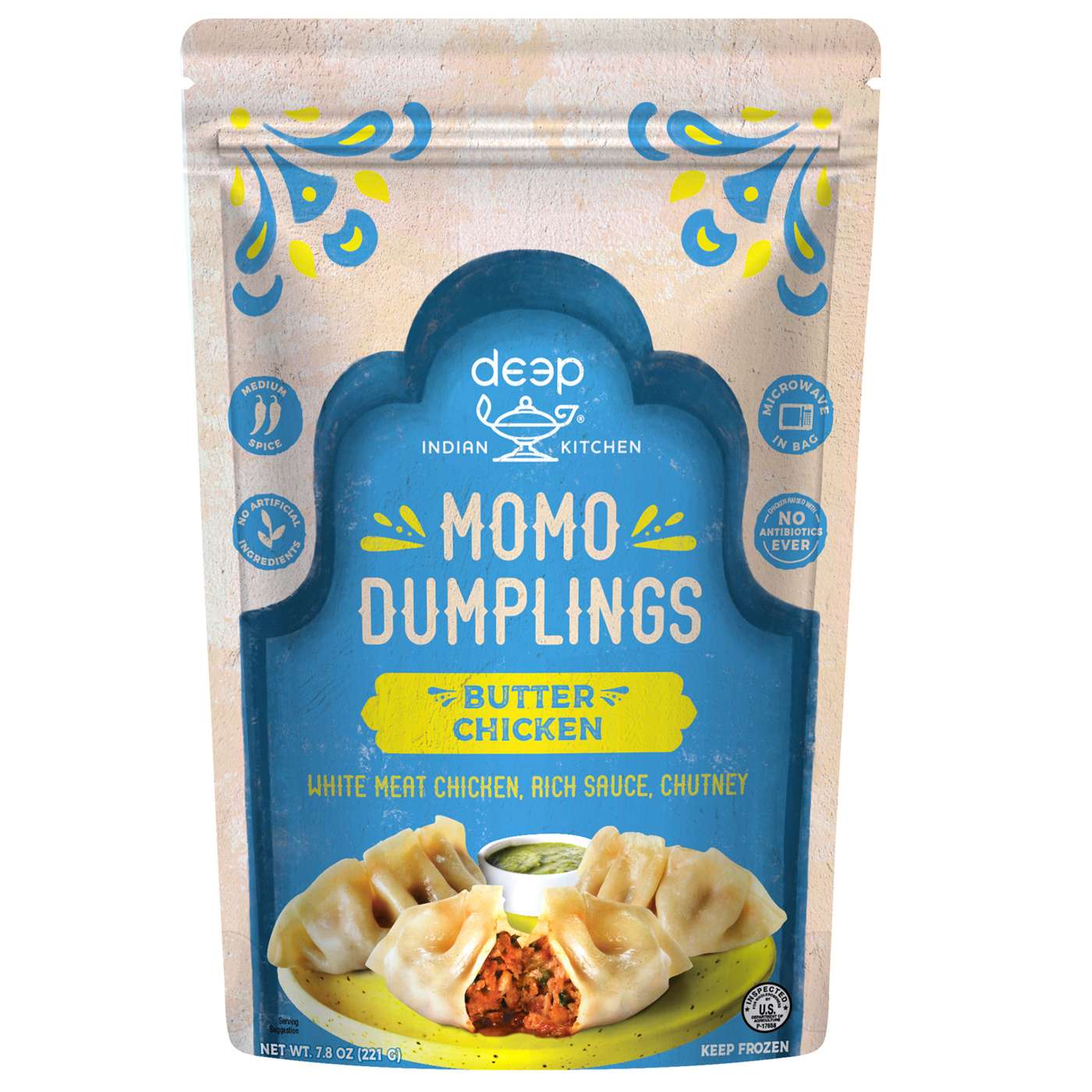 Deep Indian Kitchen Butter Chicken Momo Dumplings; image 1 of 2