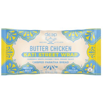 Deep Indian Kitchen Butter Chicken Kati Street Wrap