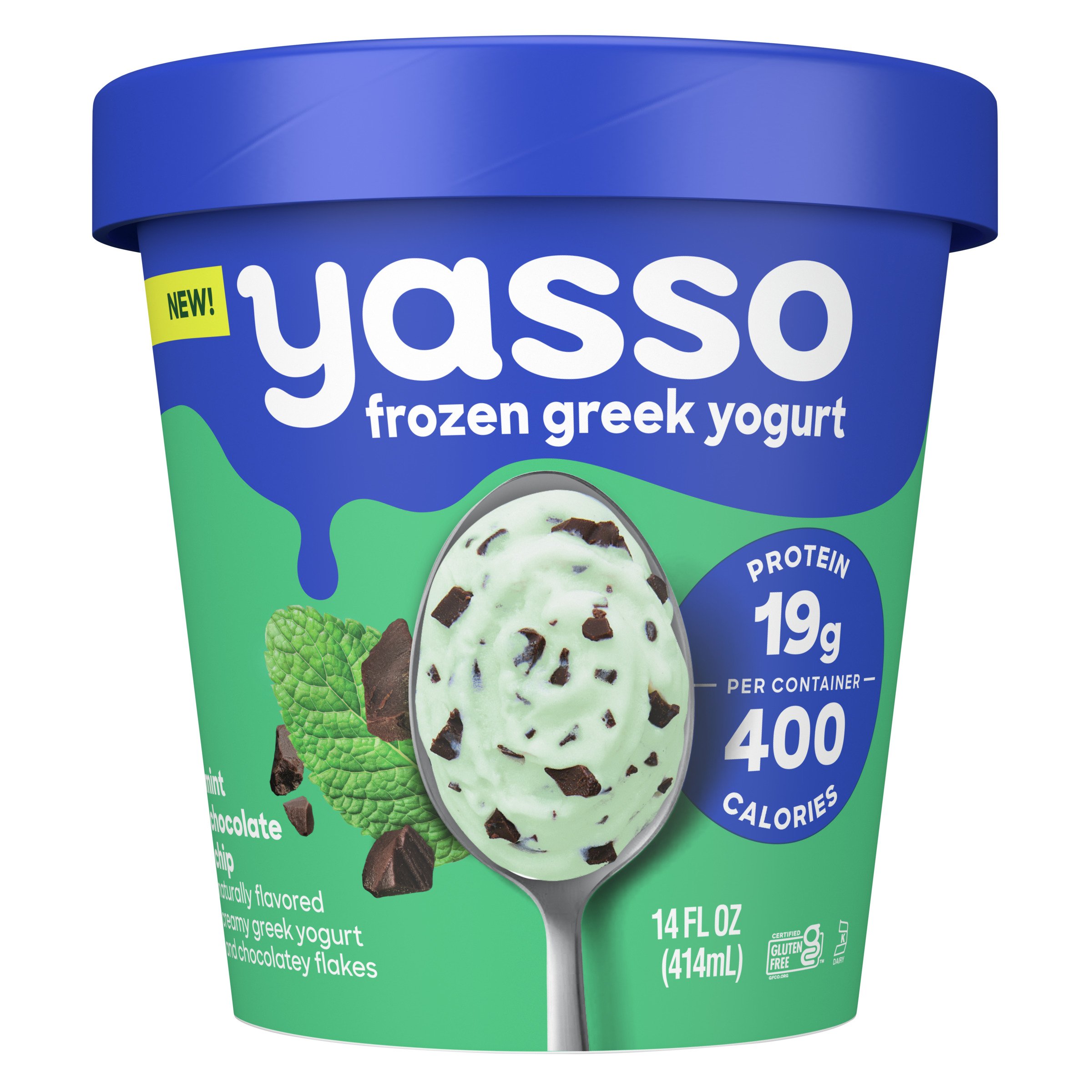 Yasso Mint Chocolate Chip Frozen Greek Yogurt - Shop Frozen yogurt