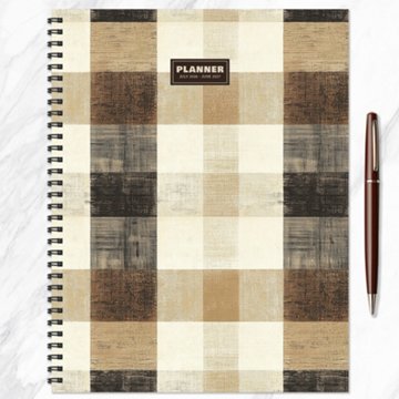 TF Publishing 2026-2027 Large Checkered Planner