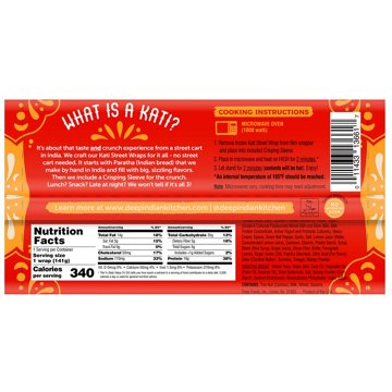 Deep Indian Kitchen Chicken Tikka Masala Kati Street Wrap