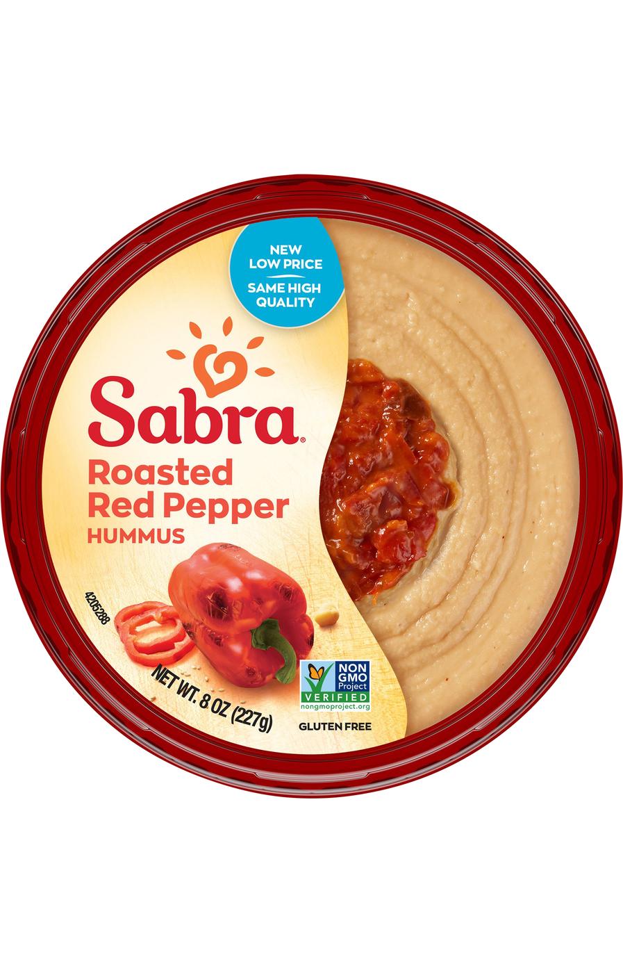Sabra Roasted Red Pepper Hummus; image 1 of 7