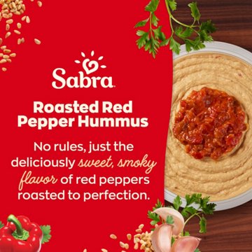 Sabra Roasted Red Pepper Hummus, 8 oz