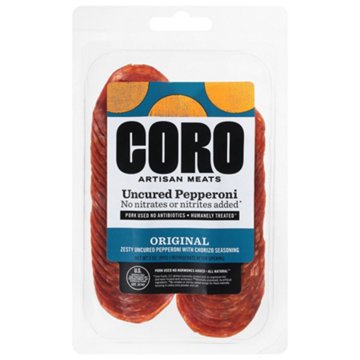 Coro Artisan Meats - Uncured Sliced Original Pepperoni