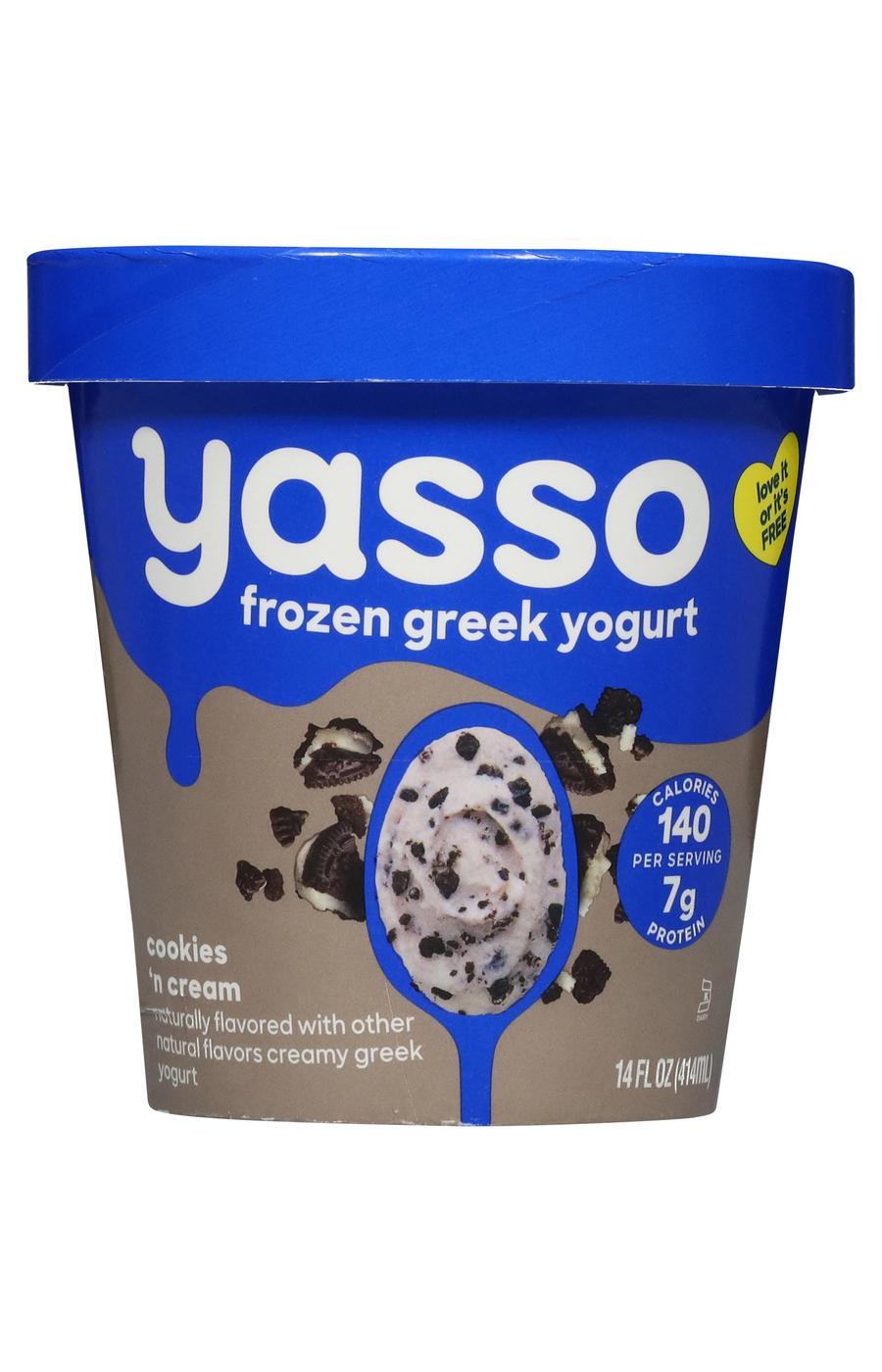 Yasso Frozen Greek Yogurt - Cookies 'n Cream; image 1 of 4