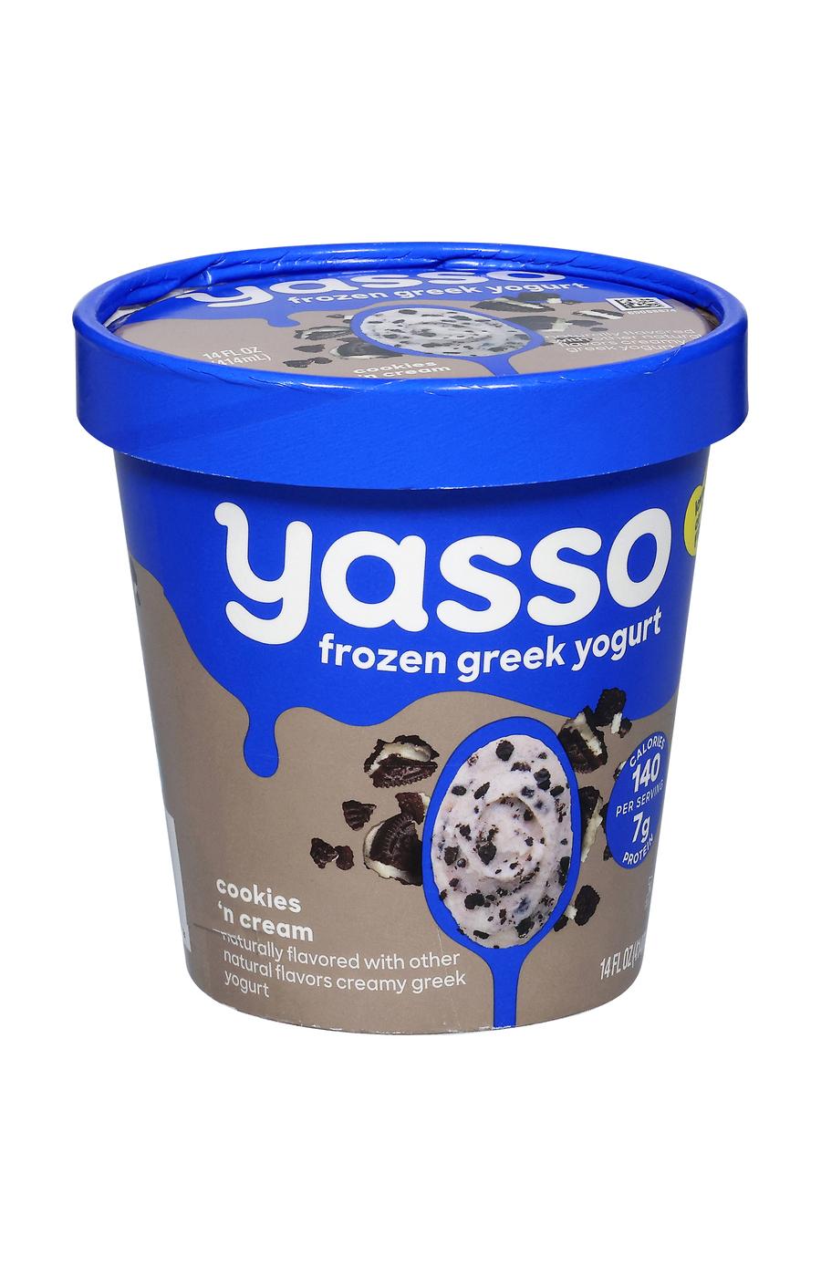 Yasso Frozen Greek Yogurt - Cookies 'n Cream; image 2 of 4