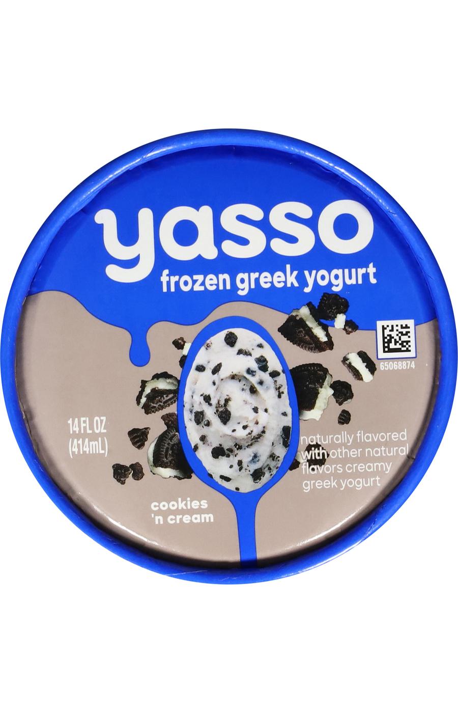 Yasso Frozen Greek Yogurt - Cookies 'n Cream; image 4 of 4