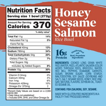 Scott & Jon's Honey Sesame Salmon Rice Bowl