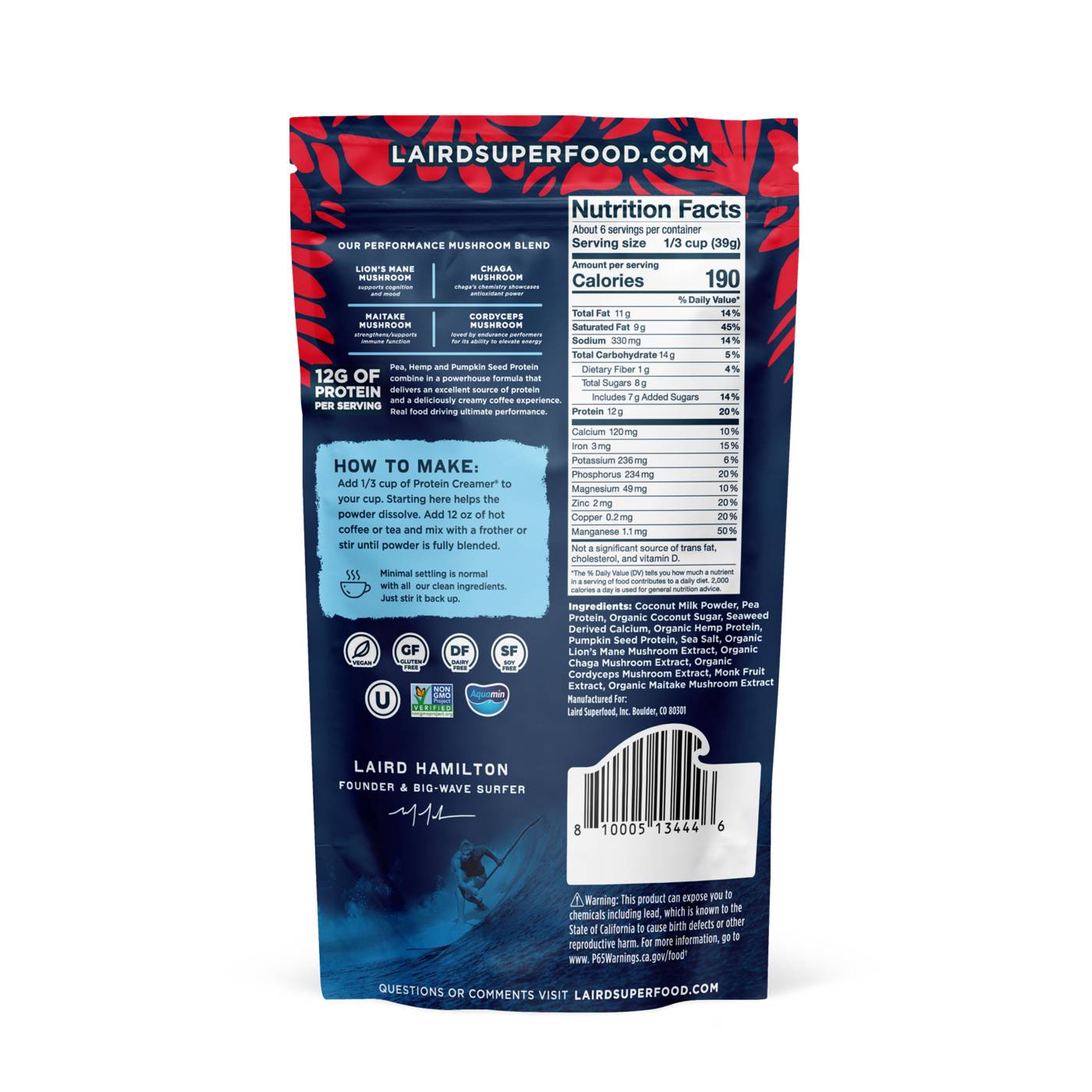 Laird Superfood 12g Protein Strength & Energy Creamer; image 2 of 2