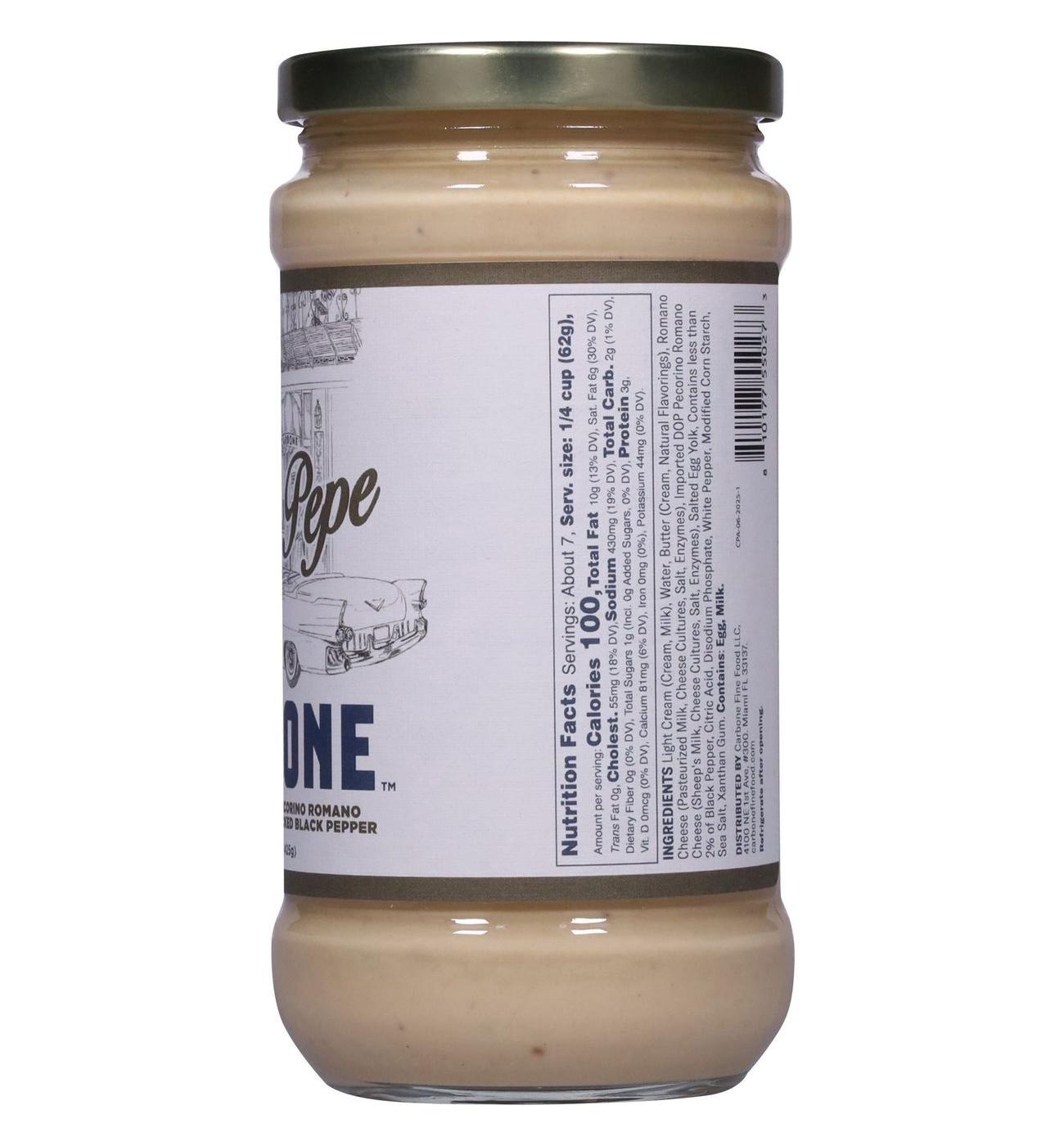 Carbone Cacio E Pepe Alfredo Sauce; image 2 of 6