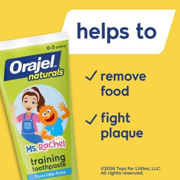 Orajel Naturals Ms. Rachel Training Toothpaste And Toothbrush