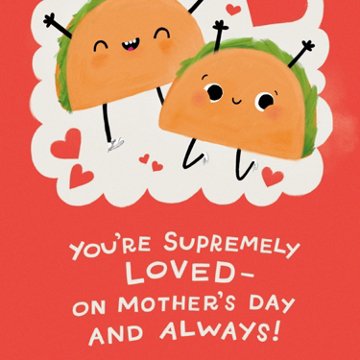 American Greetings Mother's Day Card for Mom - Supremely Loved, 6.75" x 4.625"