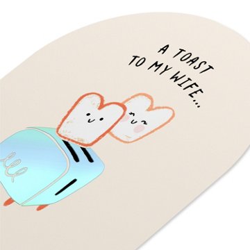 American Greetings Mother's Day Card for Wife - My Butter Half, 6.75" x 4.625"