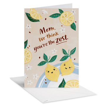 American Greetings Mother's Day Card for Mom - Brightening Up Our Lives, 6.75" x 4.625"