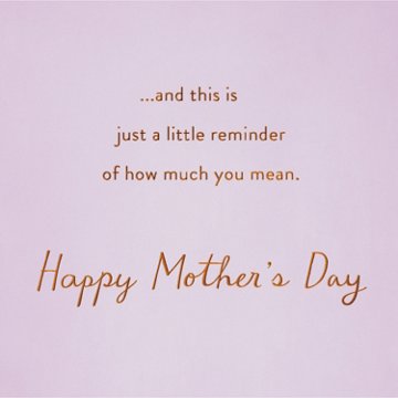 American Greetings Mother's Day Card for Grandma - Bouquet & Tag, 8.25" x 5.375"