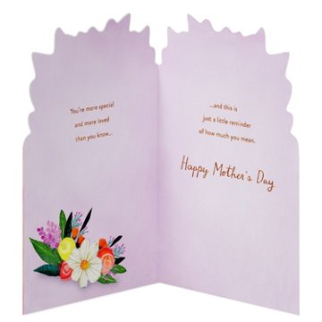 American Greetings Mother's Day Card for Grandma - Bouquet & Tag, 8.25" x 5.375"
