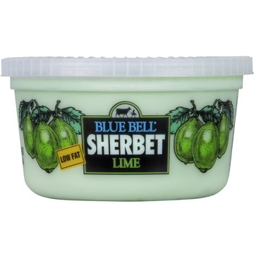 Blue Bell Lime Sherbet, 1 qt
