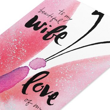 American Greetings Mother's Day Card for Wife - Butterfly Love, 5.375". x 8.25"