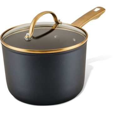 Farberware Ceramic Saucepan - Black, 3 qt