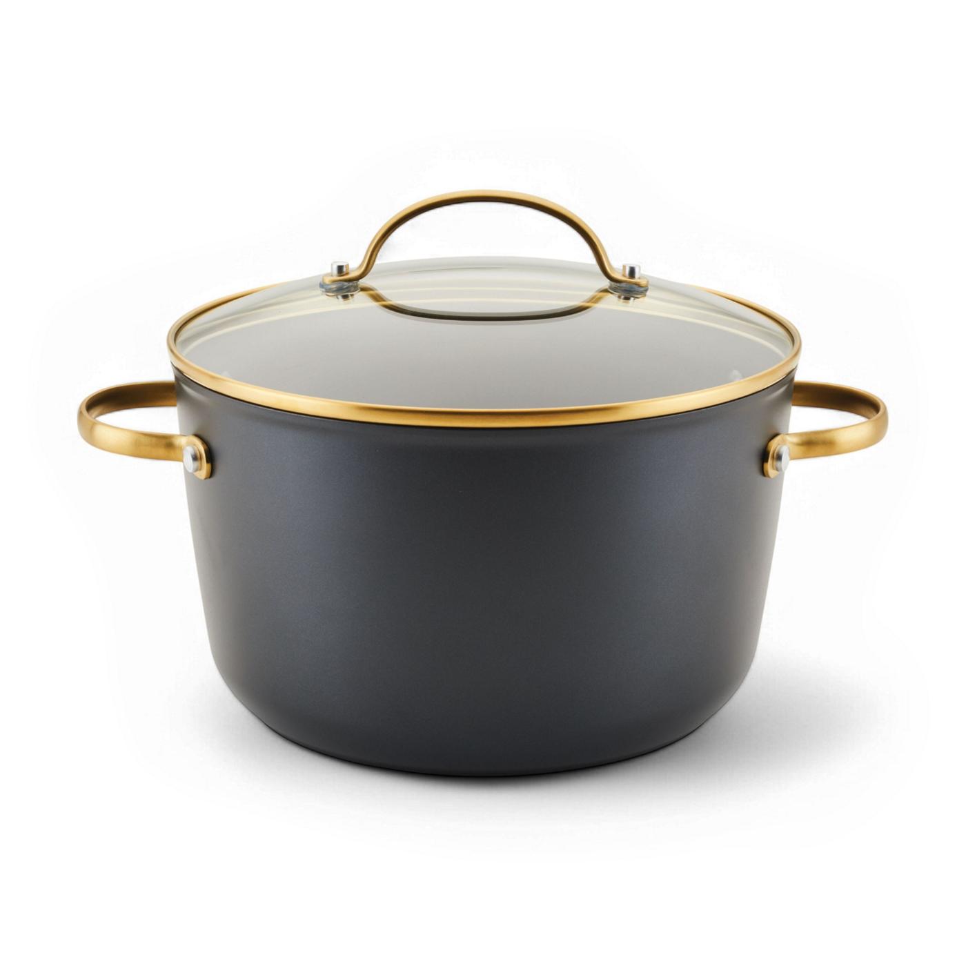 Farberware Ceramic Stock Pot - Black; image 1 of 2