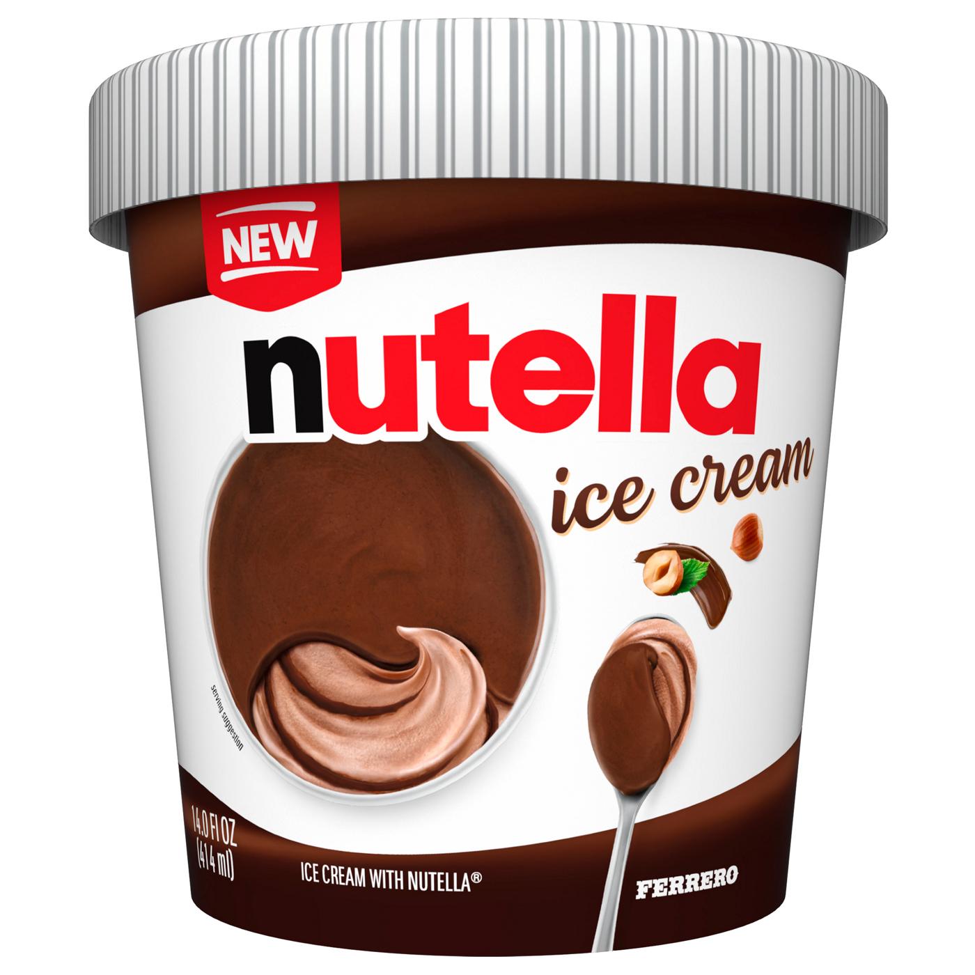 Nutella Chocolate Hazelnut Ice Cream; image 1 of 3